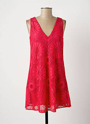 Robe courte rose DESIGUAL pour femme