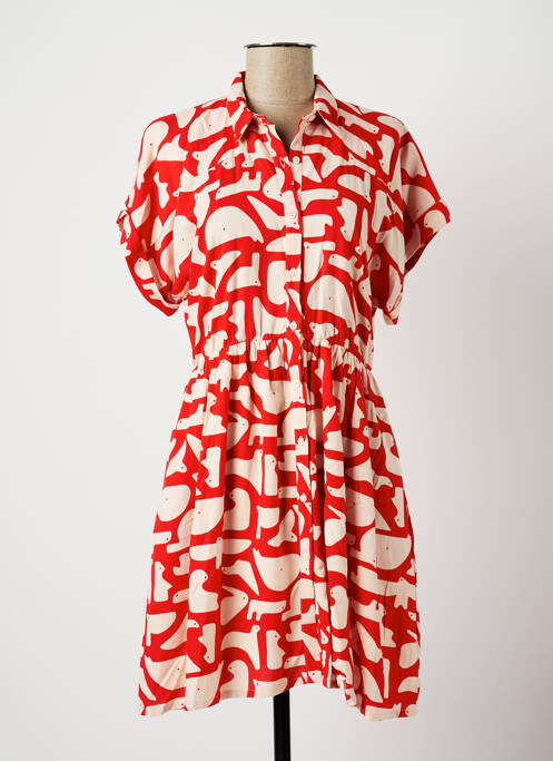 Robe mi-longue rouge COMPAÑIA FANTASTICA pour femme