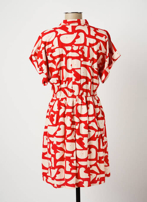 Robe mi-longue rouge COMPAÑIA FANTASTICA pour femme