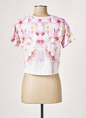 T-shirt rose DESIGUAL pour femme seconde vue