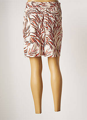 Short taille élastique taille haute marron GARCIA femme