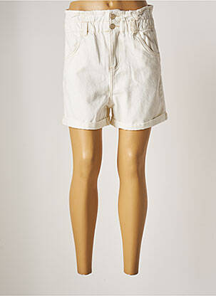Short finition revers taille haute beige TIFFOSI femme