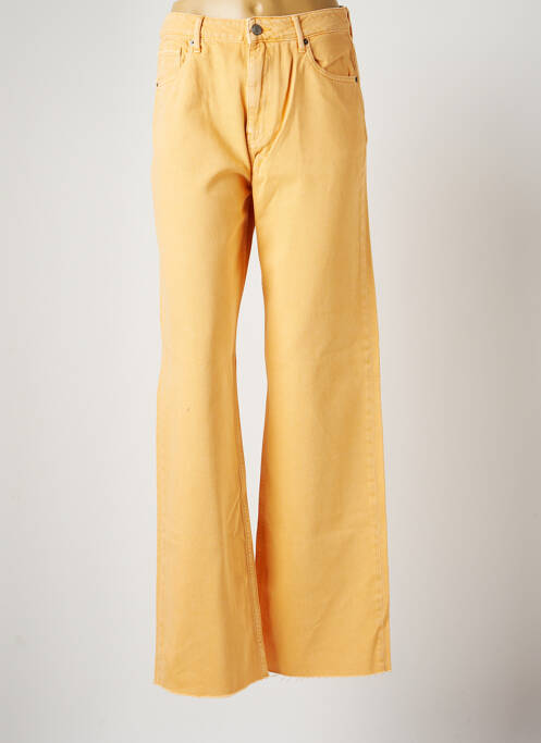 Jeans coupe droite orange TEDDY SMITH pour femme