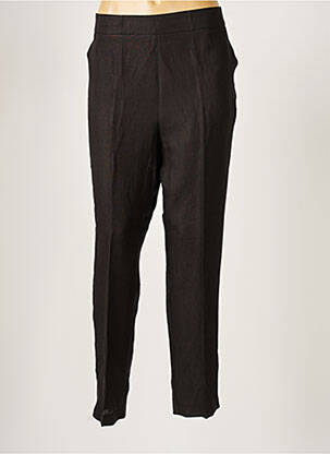 Pantalon slim taille élastique taille normale noir SANDRO FERRONE femme