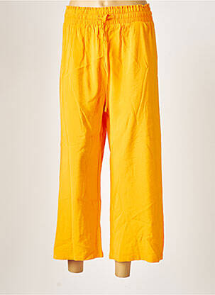 Pantalon 7/8 taille haute taille haute orange TIFFOSI femme