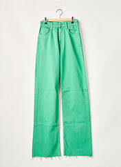 Jeans coupe large vert TEDDY SMITH pour femme seconde vue