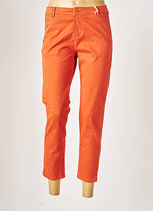 Pantalon 7/8 orange PAKO LITTO pour femme