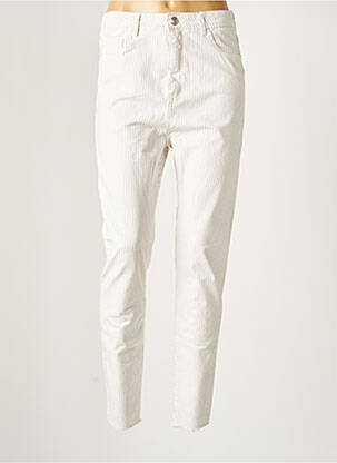 Jeans coupe slim blanc TIFFOSI pour femme