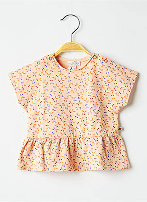 Top orange MOULIN ROTY pour fille