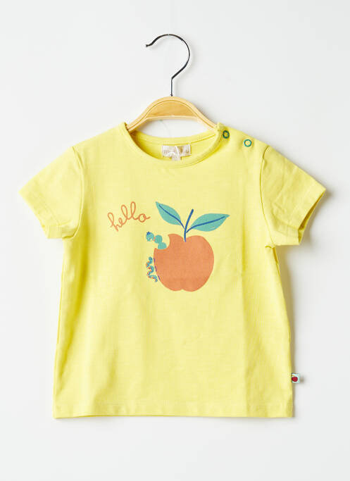 T-shirt jaune MOULIN ROTY pour enfant