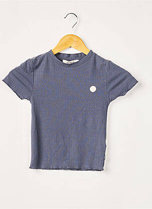 T-shirt stretch manches courtes bleu GARCIA fille