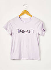 T-shirt violet TEDDY SMITH pour fille seconde vue