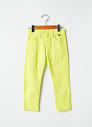Pantalon slim stretch jaune MAYORAL enfant