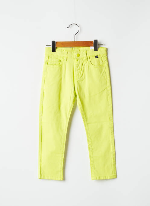 Pantalon slim stretch jaune MAYORAL enfant