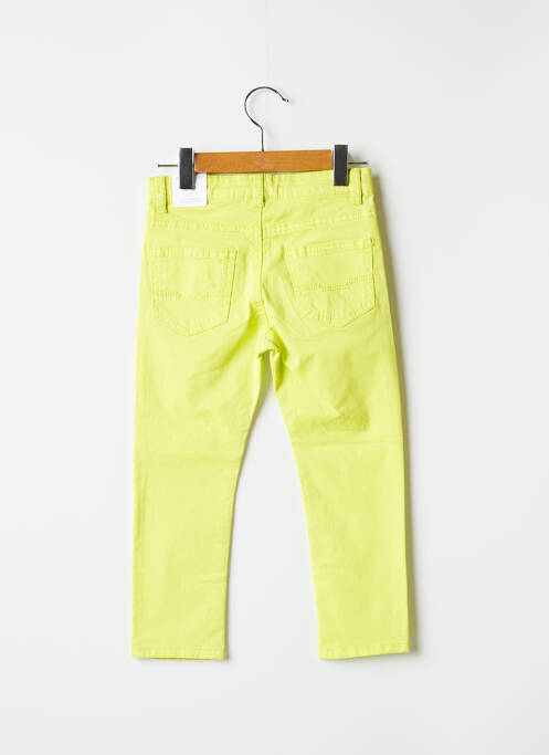 Pantalon slim stretch jaune MAYORAL enfant