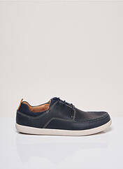 Baskets bleu UNSTRUCTURED BY CLARKS pour homme seconde vue