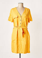 Robe mi-longue jaune C'EST BEAU LA VIE pour femme seconde vue