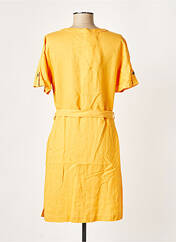 Robe mi-longue jaune C'EST BEAU LA VIE pour femme seconde vue