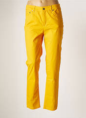 Pantalon slim jaune JENSEN pour femme seconde vue