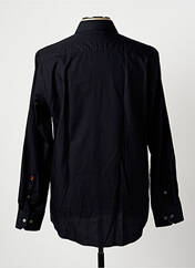 Chemise manches longues noir CALAMAR pour homme seconde vue