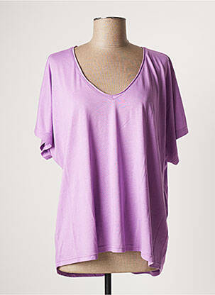 T-shirt violet MAISON ANJE pour femme