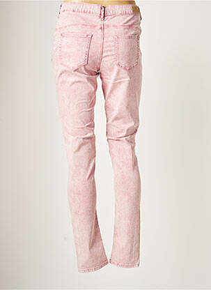 Pantalon slim stretch taille normale rose IKKS femme