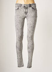 Jeans coupe slim gris IKKS pour femme seconde vue