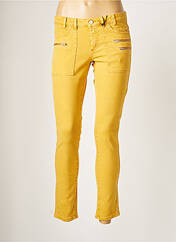 Pantalon 7/8 jaune IKKS pour femme seconde vue