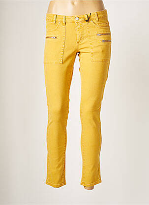 Pantalon 7/8 jaune IKKS pour femme