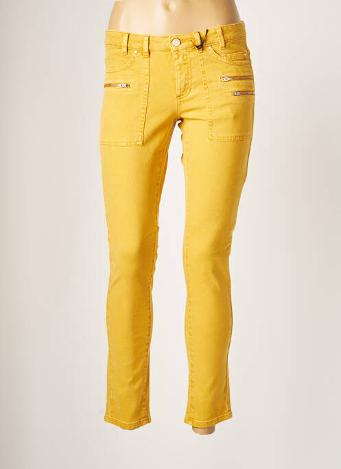 Pantalon 7/8 jaune IKKS pour femme
