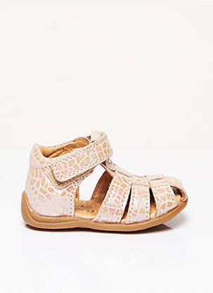 Sandales/Nu pieds beige BISGAARD pour fille