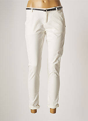 Pantalon chino blanc SCOTCH & SODA pour femme