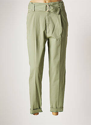 Pantalon droit vert REIKO pour femme