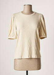 T-shirt beige OBJECT pour femme seconde vue
