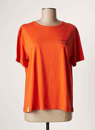T-shirt orange GRAINE pour femme