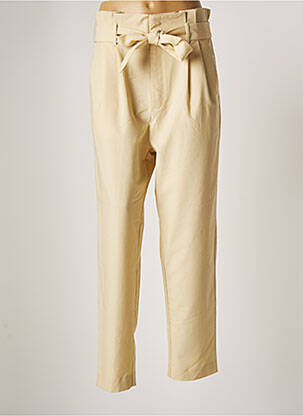 Pantalon droit beige MARINA V pour femme
