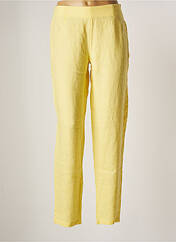 Pantalon droit jaune KOKOMARINA pour femme seconde vue