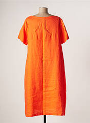 Robe mi-longue orange KOKOMARINA pour femme seconde vue