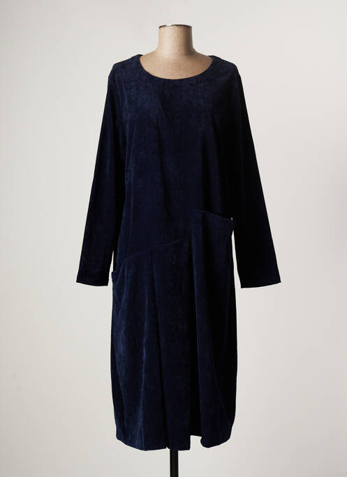 Robe mi-longue bleu KOKOMARINA pour femme