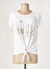 T-shirt blanc 5 HEARTS pour femme seconde vue