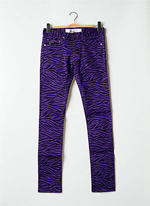 Pantalon slim stretch taille normale violet APRIL 77 femme