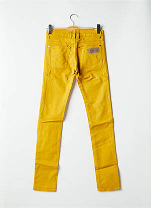 Jeans skinny tissage brut taille normale jaune APRIL 77 femme