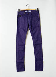 Pantalon slim broderie rivets taille normale violet APRIL 77 femme