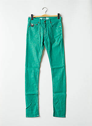Pantalon slim stretch taille normale vert APRIL 77 femme