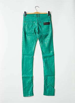 Pantalon slim stretch taille normale vert APRIL 77 femme