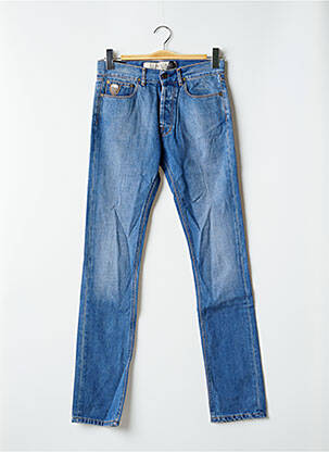 Jeans coupe droite broderie rivets taille normale bleu APRIL 77 femme