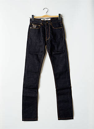 Jeans coupe slim broderie rivets taille normale bleu APRIL 77 femme