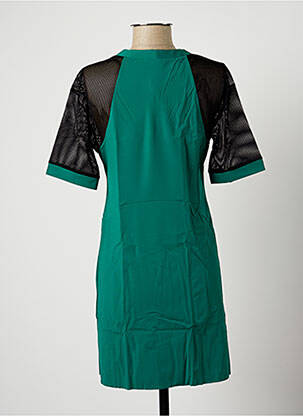 Robe mi-longue manches courtes manches courtes vert WOLFORD femme