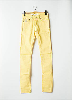 Jeans coupe slim jaune APRIL 77 pour femme