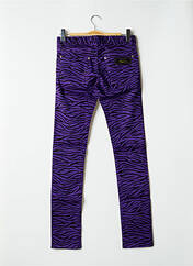 Pantalon slim violet APRIL 77 pour femme seconde vue